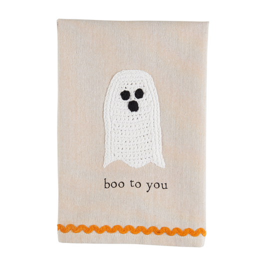 Boo Crochet Towel