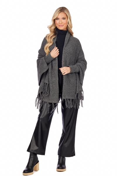 Ashby Cardigan Wrap Gray