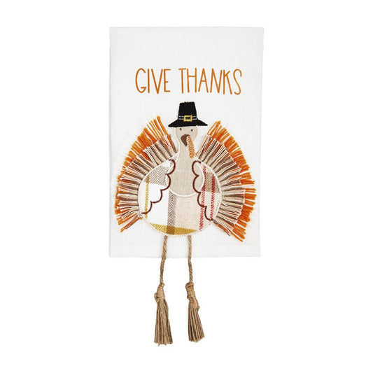 Give Thanks Dangle Leg Towel