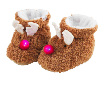 Light Up Reindeer Slippers