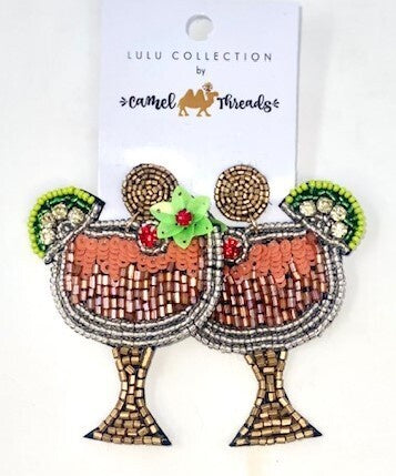 Mai Tai Beaded Earrings