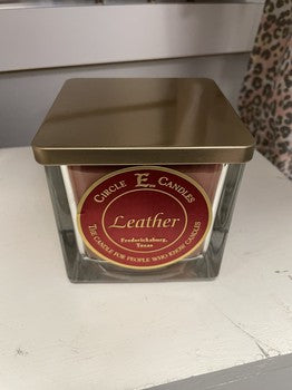 22 oz Candle Leather