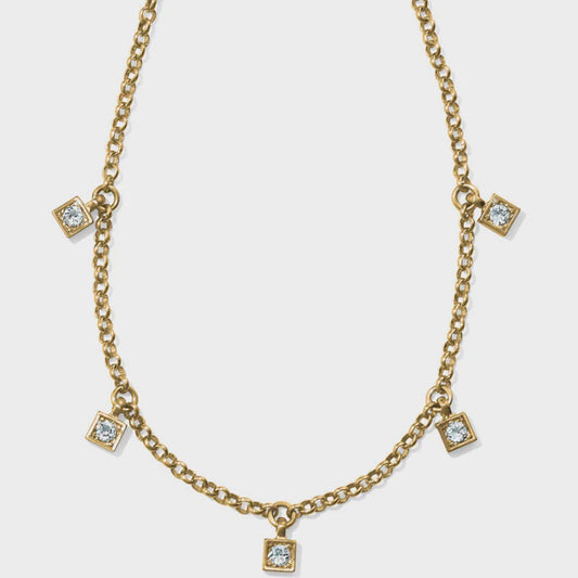 Meridian Zenith Station Necklace Gold