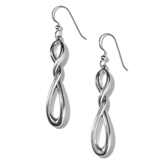 Interlock Twist French Wire Earrings