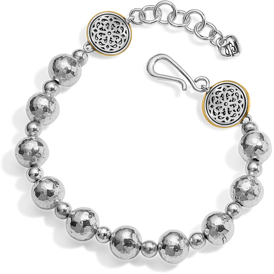 Ferrara Hammered Bead Bracelet